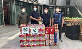 国盈盛储捐赠石景山园区管委会防暑物资